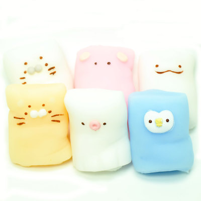 Blind Box Cute Mochi Squishy Otter Penguin Whale Marshmallow 1 Random Toy