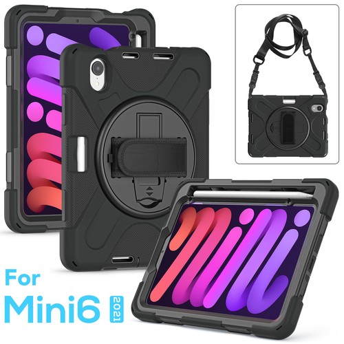 (Black)Case For IOS Mini 6 8.3 Inch Tablet Protective Case Full Body Rugged With - Bild 24 von 24