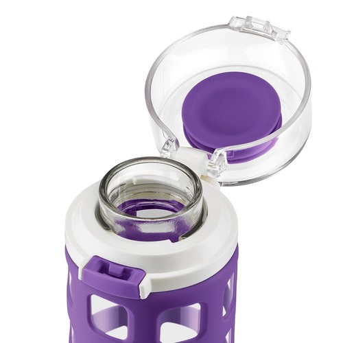 Lot De 7 Bouteilles En Verre Ello Syndicate 20 Oz Avec Bouchons De Rechange, Parfaites Pour Une Hydratation Stylée