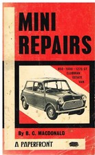 MINI SALOON VAN COOPER COUNTRYMAN CLUBMAN HORNET ELF (1959-79) REPAIR BOOK