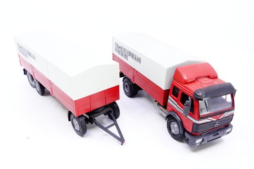 3660 NZG 1:43 Mercedes Benz 1735 camión remolque volumen 314 sin embalaje original - Imagen 4 de 4
