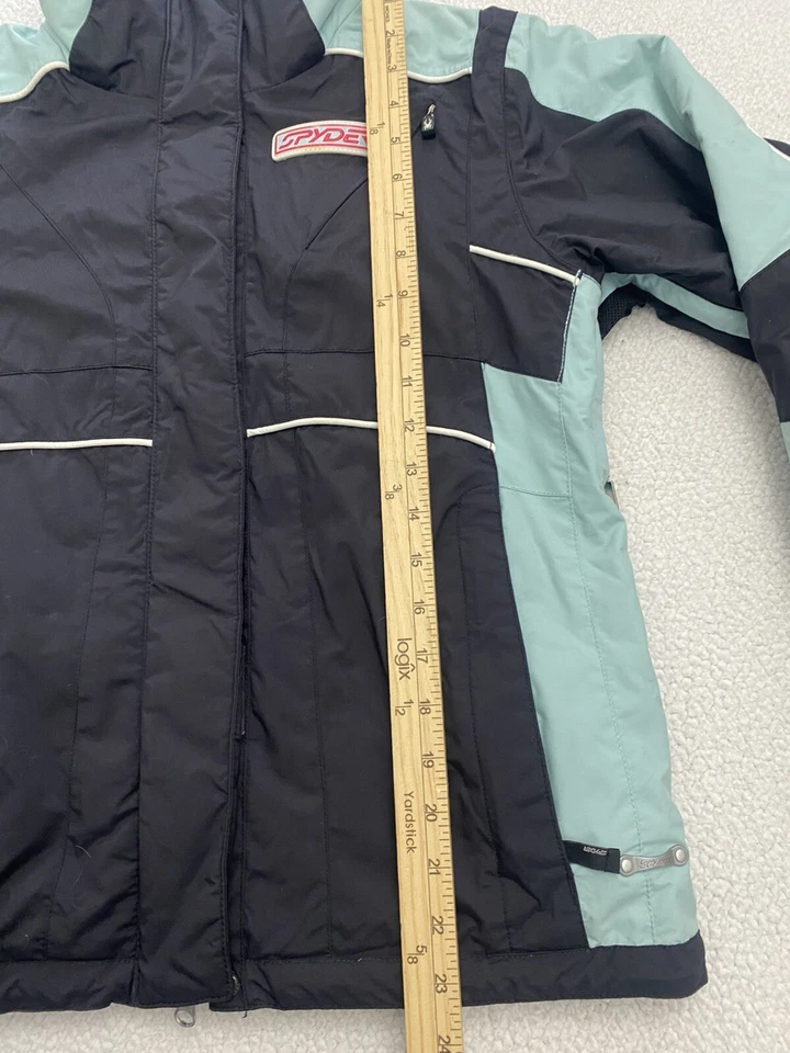 Chaqueta para mujer Spyder XT 5000 grande esquí snowboard negra/azul Foto 3 de 4