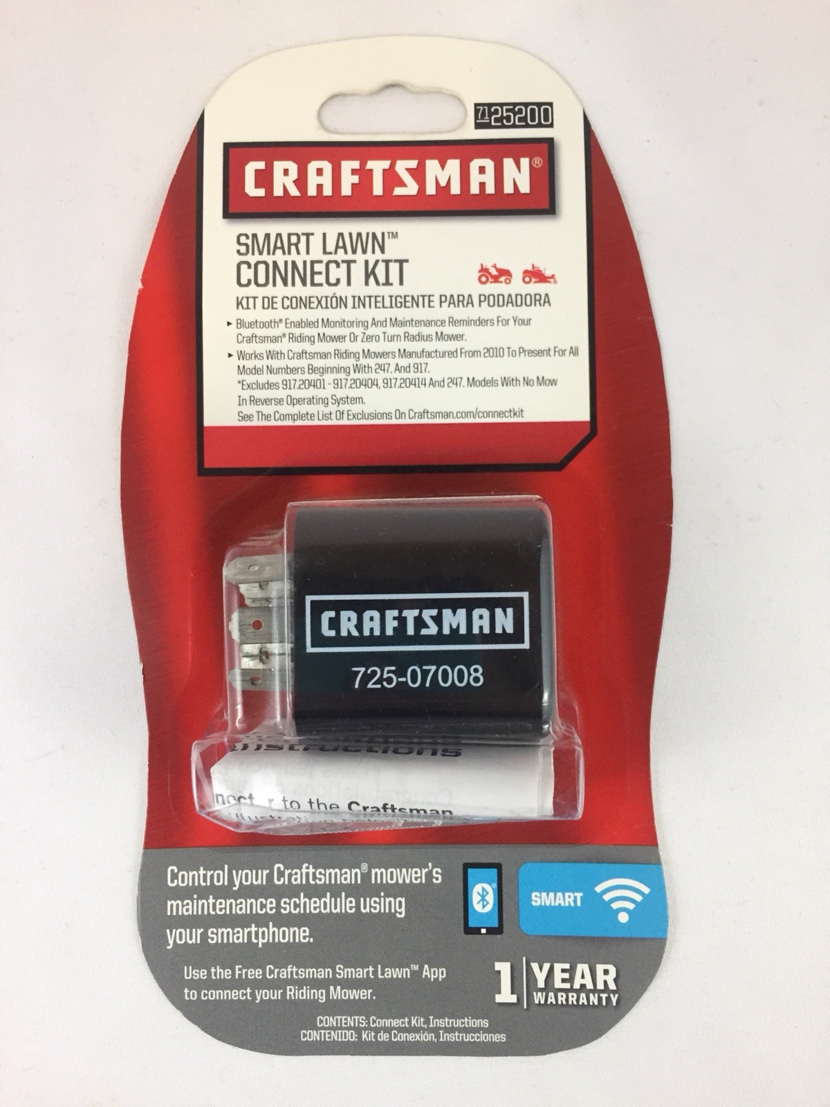 Craftsman Smart Lawn Maintenance Monitoring Bluetooth Connect Kit 25200 |  eBay