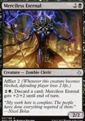 Merciless Eternal - Foil x1 - Hour of Devastation - NM-Mint, English - Hour of D