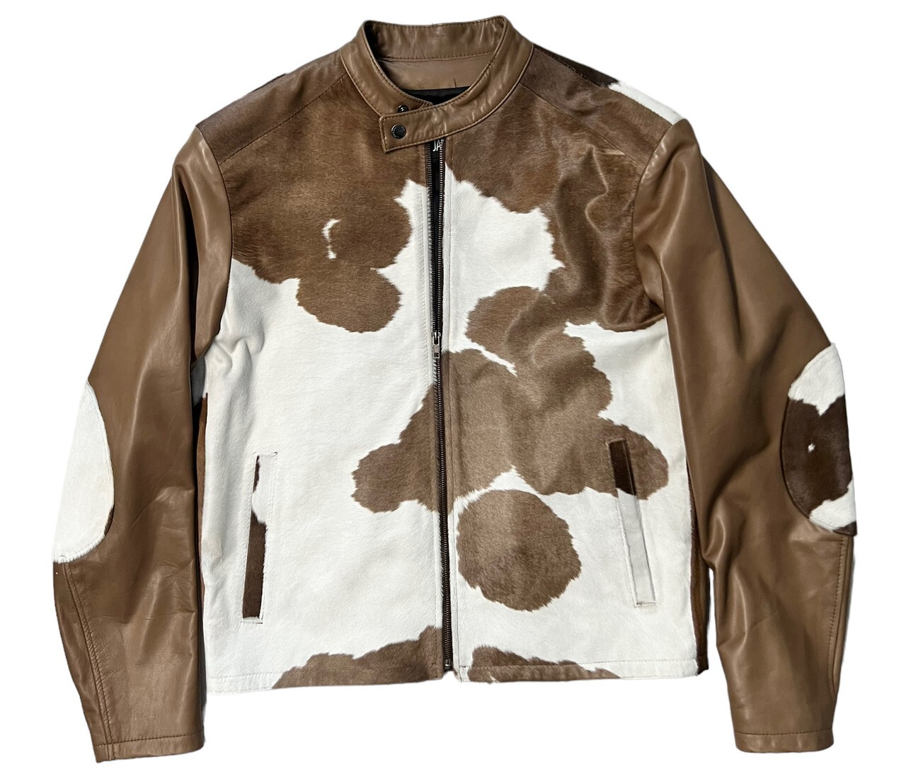 PONY Giacca da uomo in vera pelle di mucca con capelli veri Giacca in pelle di mucca pelle di cavallo