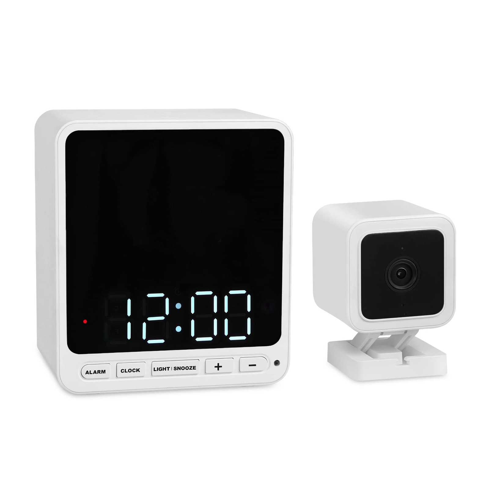 Alarm Clock Camera Case - Compatible with Wyze Cam V4/V3/V3 Pro/OG - Cover fo...-image