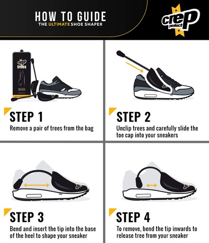 Árboles moldeadores de zapatos Crep Protect The Ultimate negros (2 pares) talla única, - Imagen 5 de 8