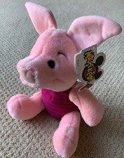 AUTHENTIC DISNEYLAND ORIGINAL "PIGLET" 12" PLUSH WINNIE THE POOH