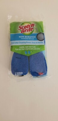 Scotch-Brite Non Scratch Dishwand Refill,4 Refills
