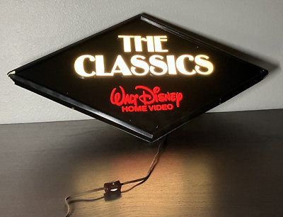 ディズニー　ホームビデオ　看板・電飾 Walt Disney Home Video Vintage (1984) 