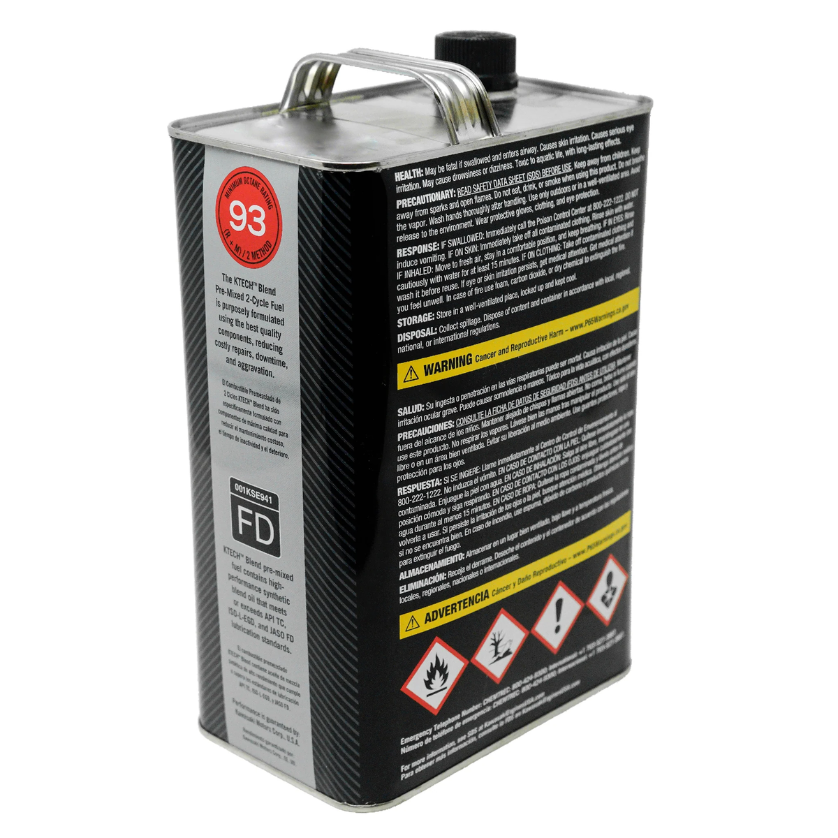 Kawasaki 99969-6560 KTECH Blend Pre-Mixed 2-Cycle Fuel + Oil 1