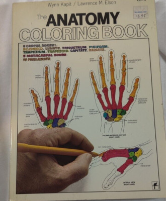 The Anatomy Coloring Book by Lawrence M. Elson and Wynn Kapit (Trade Paperback)
