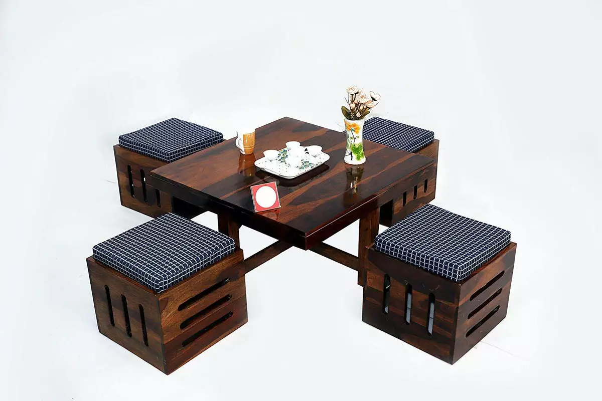 Center table with 4 stools deals