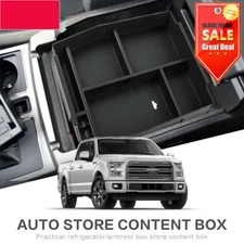 Armrest Storage Box Glove Pallet Console Tray 2015-2019 Ford F150 Accessories