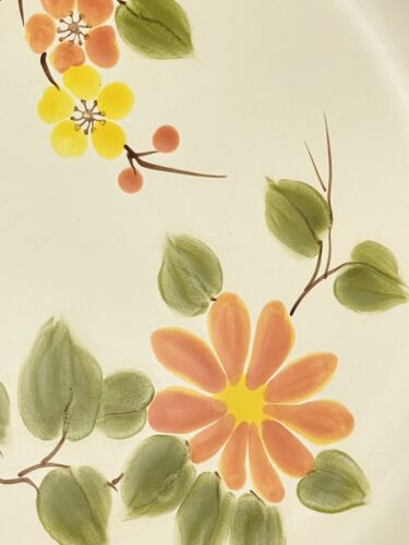 Ji Stonecrest® Andre Ponche Peach Blossoms Chop Plate & Vegetable Serving Bowl - Picture 3 of 7