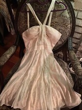 Marilyn Monroe Shimmering Pinup creme leopard dress NWT Size 10