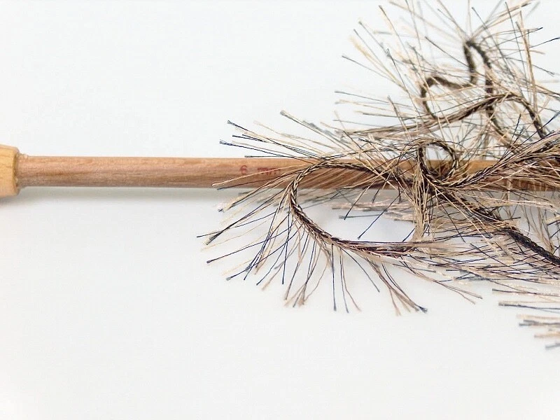 Camel & Brown Long Eyelash Yarn Ice Fun Fur 50 gram 70 yards 22749 - Image 3 of 3