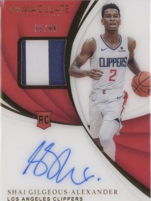 2018-19 Panini Immaculate Collection - Shai Gilgeous-Alexander