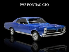 1967 Pontiac GTO Metal Sign: LARGE SIZE 12 X 16 - Free Shipping