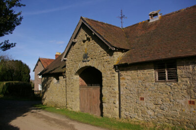 Foto 6x4 Prior Halton Farm Ludlow Eine Farm auf den Plymouth Estates, um 2009