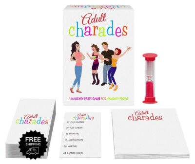 Adult Charades A Naughty Party Game For Naughty People Adult Group Games 