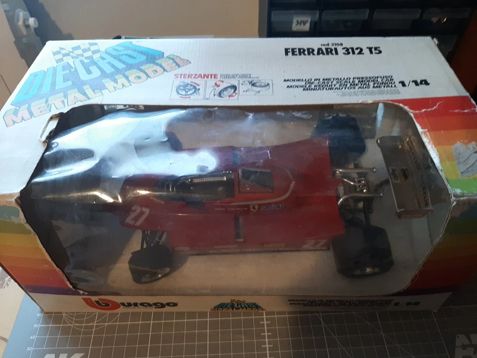 Burago 1:14 Ferrari 312 T5 VILLENEUVE - Immagine 2 di 4
