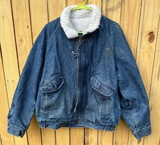 Vintage Levi's Sherpa Denim Trucker Jean Jacket Made In USA L Men