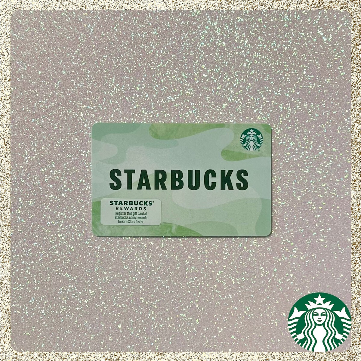 2022 Starbucks Green Waves Gift Card MINT CONDITION