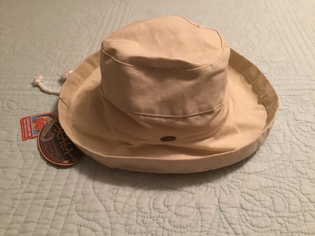 scala women's medium brim cotton hat