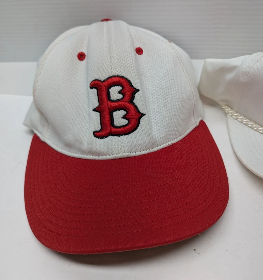 LOTE DE 4 gorras vintage Snapback algodón EE. UU. Ford Buckeye Boston Red Sox Bluehawks Foto 4 de 4