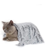 PJYuCien Fluffy Fleece Calming Pet Throw Blanket