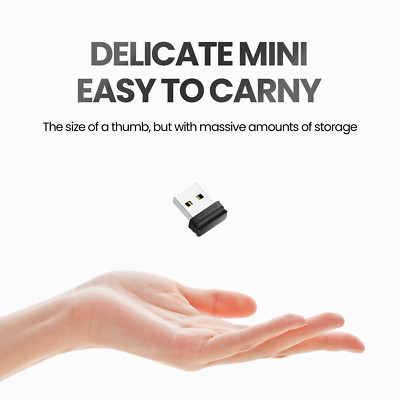 Super Mini USB Flash Drive Black Pen Drive Creative Business Gifts Memory Stick