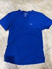 Cherokee Authentic Workwear Scrub Shirt XS Royal blue