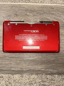 Nintendo 3DS Handheld System Flame Red Working