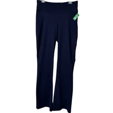Women’s GapFit Power Flare Pants L Navy NWT Recycled Super High Rise Compression