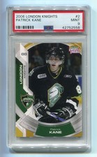 2006-2007 Extreme London Knights 2 Patrick Kane RC Rookie PSA 9 Mint OHL Pop 3