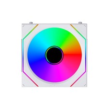Lian Li UNI FAN SL Infinity Flex 120mm Reverse Blade ARGB Fan White 12RSLIN1F1W