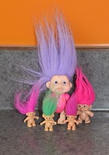 Vintage Miniature Applause magic troll & 4 other