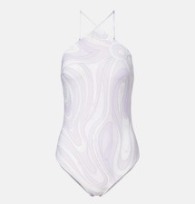 PUCCI Marmo halterneck swimsuit SIZE MEDIUM  