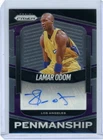 2025-26 PRIZM LAMAR ODOM AUTO AUTOGRAPH Los Angeles Lakers