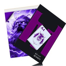 Professional Tattoo Transfer Paper, 20 Sheets, 4 Layer Stencil, Black