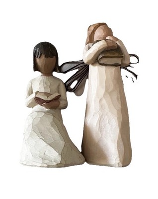 Willow Tree - Angel Of Learning and Angel Of Wisdom  (2) Figurines