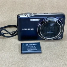 Samsung PL200 Digital Camera 14.2MP Zoom Lens with Battery No Charger Untested
