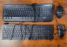Microsoft Keyboard 600 And Dell Keyboard W/ W...