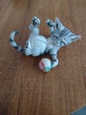 Cat Country Artists A Breed Apart "MARBLES" Silver Tabby Cat 