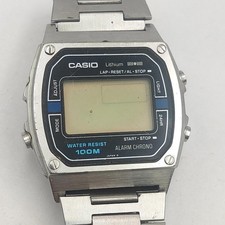 Rare Vintage Casio W-760 Module 548 Vintage Digital Alarm Dead battery Japan