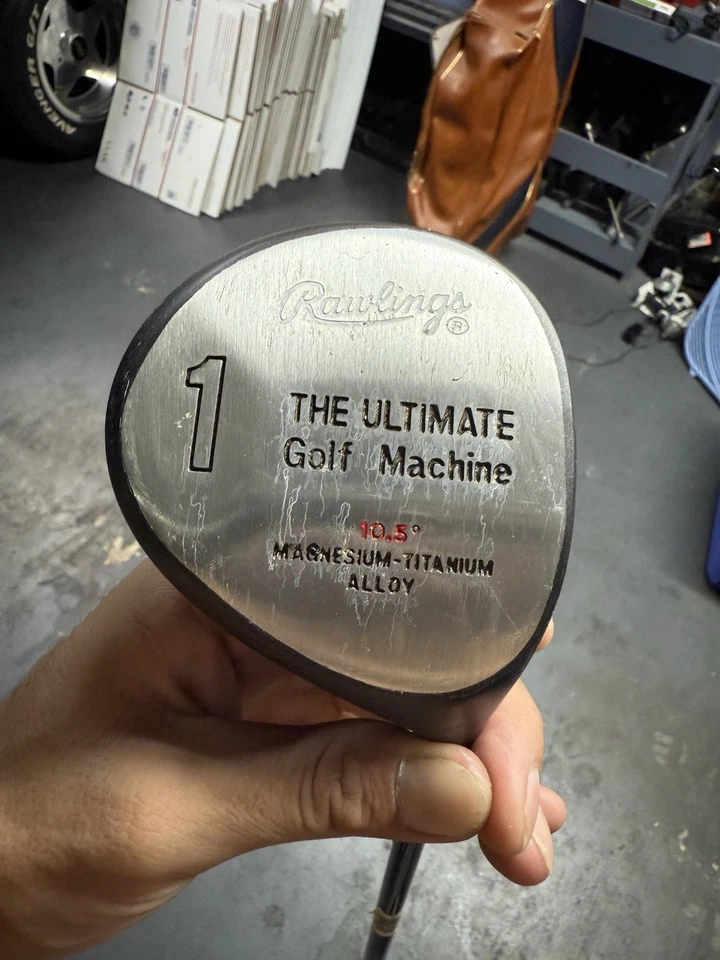 Rawlings Golf THE ULTIMATE GOLF MACHINE 1 Wood RH 10.5° Stiff Low Torque. PO - Image 4 of 4