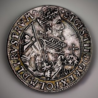Poland 1623 Ort koronny Sigismund III Vasa Bydgoszcz Nice Grade GEF