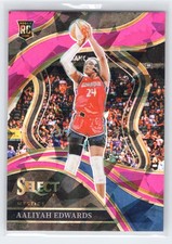 Aaliyah Edwards - 2024 Select WNBA - Courtside Pink Ice #210 - Rookie - Mystics