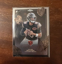 Caleb Williams 2025 Topps Chrome  Fortune 15 Insert Rookie Card!